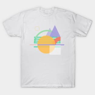 Geometric pastel cute modern abstract T-Shirt